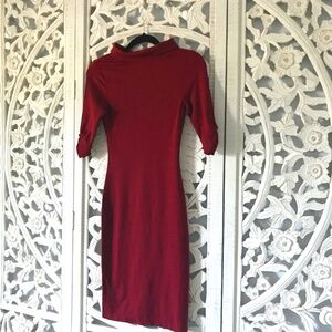 NWT Unique Vintage - Burgundy Wiggle Dress